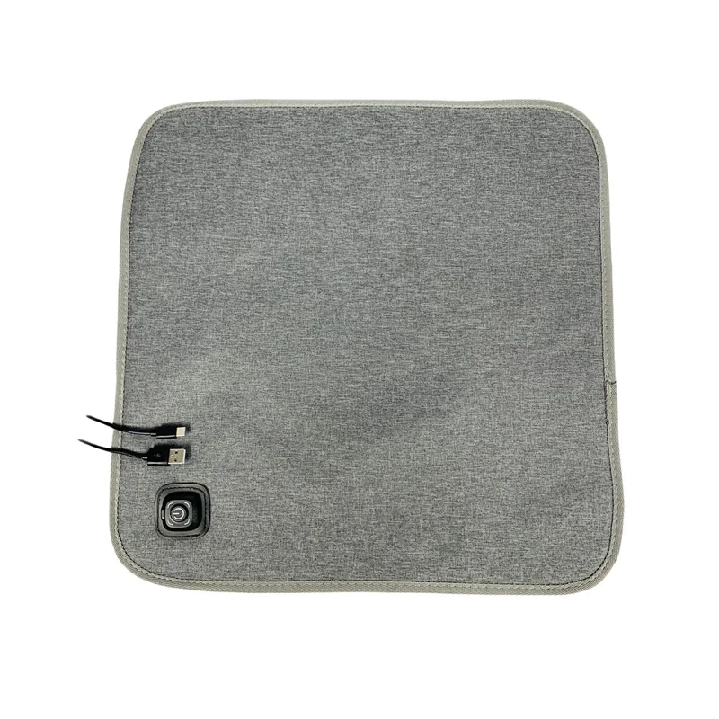 DT-43x43-2S 43 x 43cm USB Heated Seat Cushion for Office Camping Car Waterproof Oxford Fabric Heating Pad