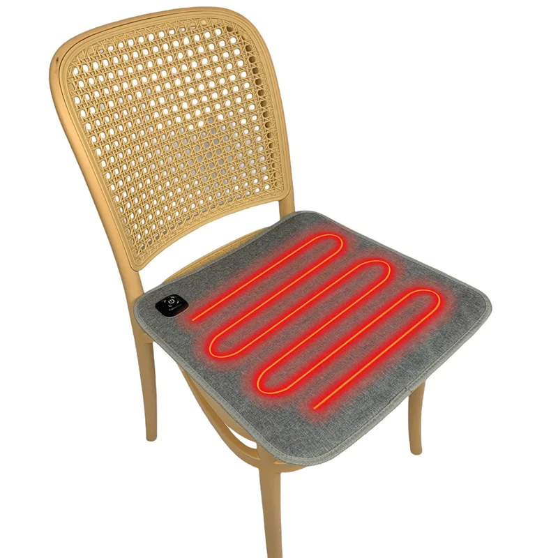 DT-43x43-2S 43 x 43cm USB Heated Seat Cushion for Office Camping Car Waterproof Oxford Fabric Heating Pad