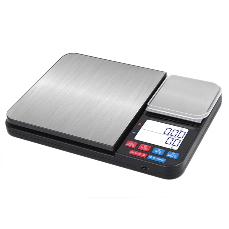 Dual Platform Digital Kitchen Scale 5kg  /  0.01g High Precision for Food Jewelry Baking Weighing