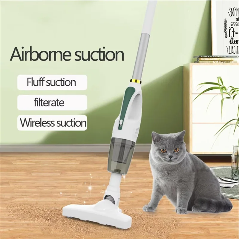 7.4V Cordless Handheld Vacuum Cleaner for Bed Carpet Sofa Pet Hair Dust Mite Removal Device