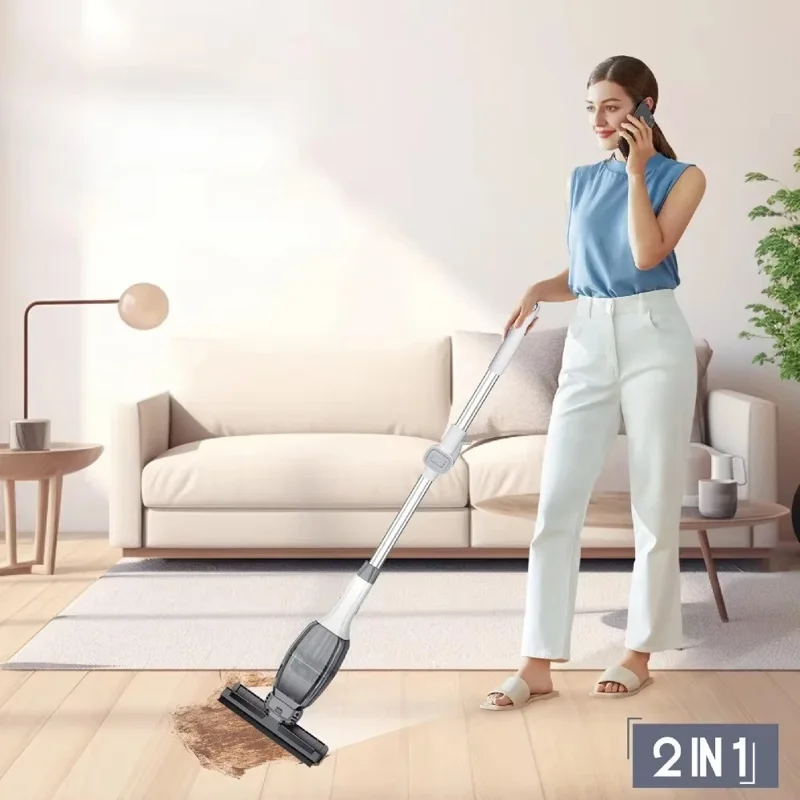 2 in 1 Window Cleaning Mop Squeegee Household Cleaning Brush Wireless Electric Glass Cleaner