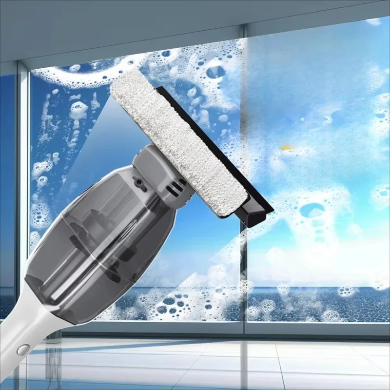 2 in 1 Window Cleaning Mop Squeegee Household Cleaning Brush Wireless Electric Glass Cleaner