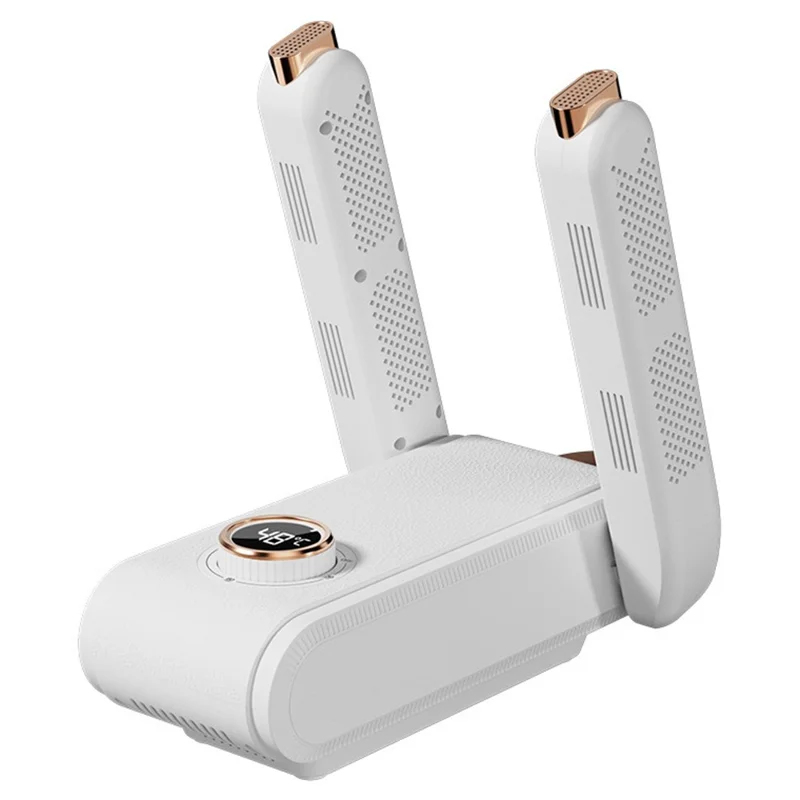 Dual Arms Intelligent Timer Shoe Dryer Quick Drying Dehumidification Foldable Shoes Drying Machine, EU Plug