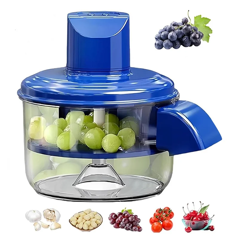 50W Motor Automatic Grape Peeler Machine, Electric Garlic & Cherry Tomato Peeler Skin Remover (BPA Free, No FDA)