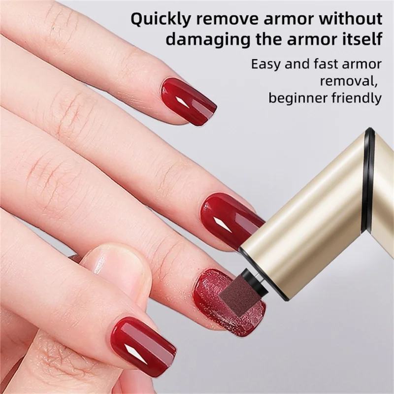 FR11 مقشر كهربائي للقدم قابل للطي بمستويات قابلة للتعديل 9 مقشر تلقائي للتقرنات ومطحنة لخلايا الجلد الميت هدية - شمبانيا