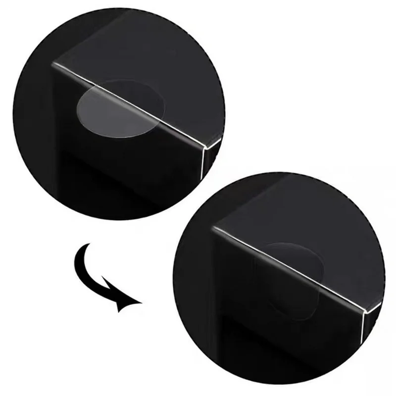 1000Pcs / Roll 2.5cm Diameter 2.5C Thickness Transparent Stickers Round Self Adhesive Labels for Envelopes Gifts