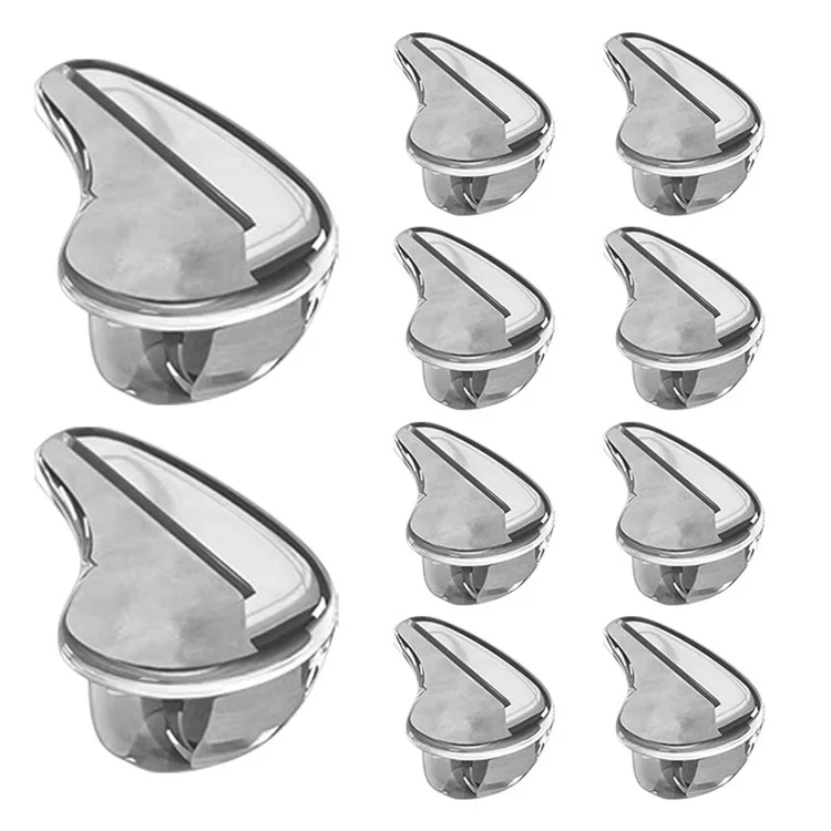 10Pcs Transparent Child Safety Corner Protectors Furniture Corner Edge Safety Protectors PVC Corner Bumpers Covers - Waterdrop Shape