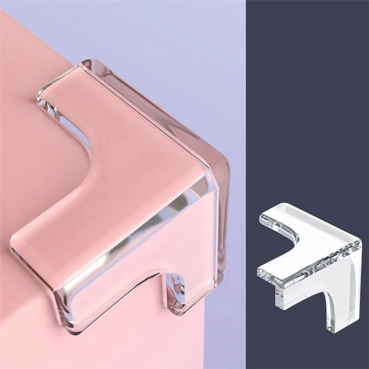 10Pcs Transparent Child Safety Corner Protectors Furniture Corner Edge Safety Protectors PVC Corner Bumpers Covers - T Shape
