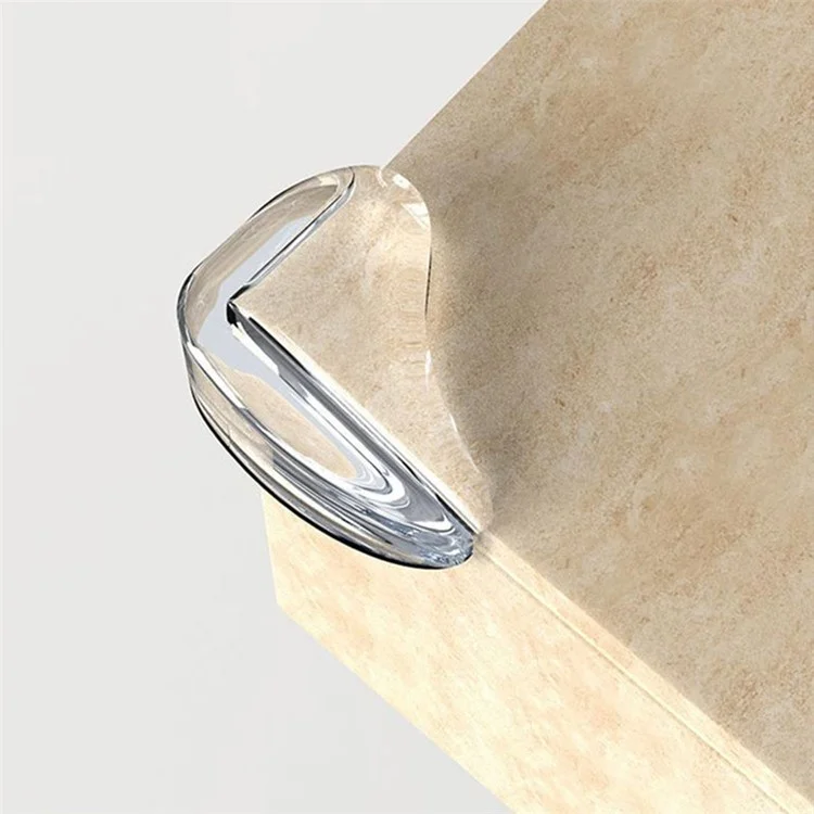 10Pcs Transparent Child Safety Corner Protectors Furniture Corner Edge Safety Protectors PVC Corner Bumpers Covers - T Shape