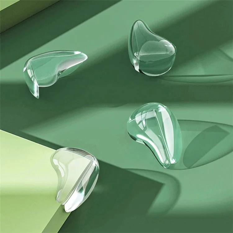 10Pcs Transparent Child Safety Corner Protectors Furniture Corner Edge Safety Protectors PVC Corner Bumpers Covers - T Shape