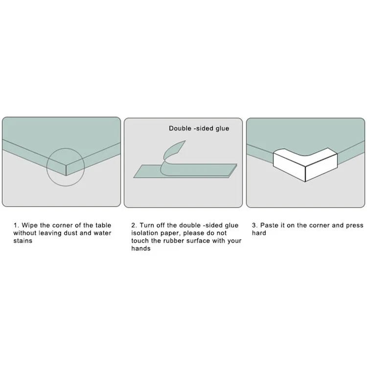 10Pcs Transparent Child Safety Corner Protectors Furniture Corner Edge Safety Protectors PVC Corner Bumpers Covers - T Shape