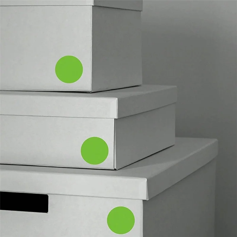 500 stuks/rol Ronde Sticker Verwijderbare Zelfklevende Labels voor Organisatie, Codeer- en Etiketteringsdoeleinden - C515