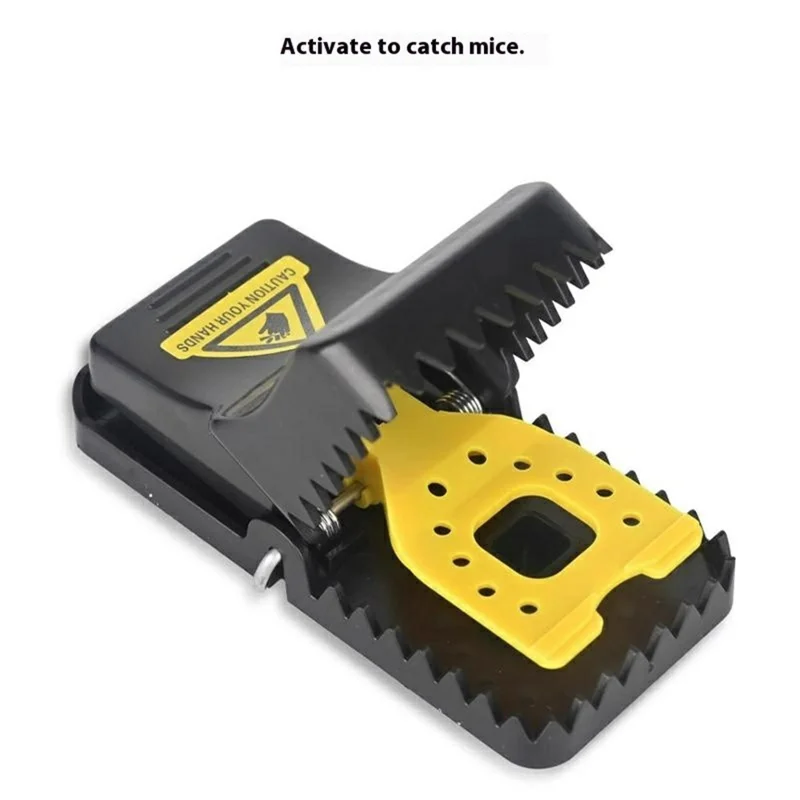 6Pcs / Set Snap Trap Mouse Catcher Plastic + Alloy Household Rodent Control Device