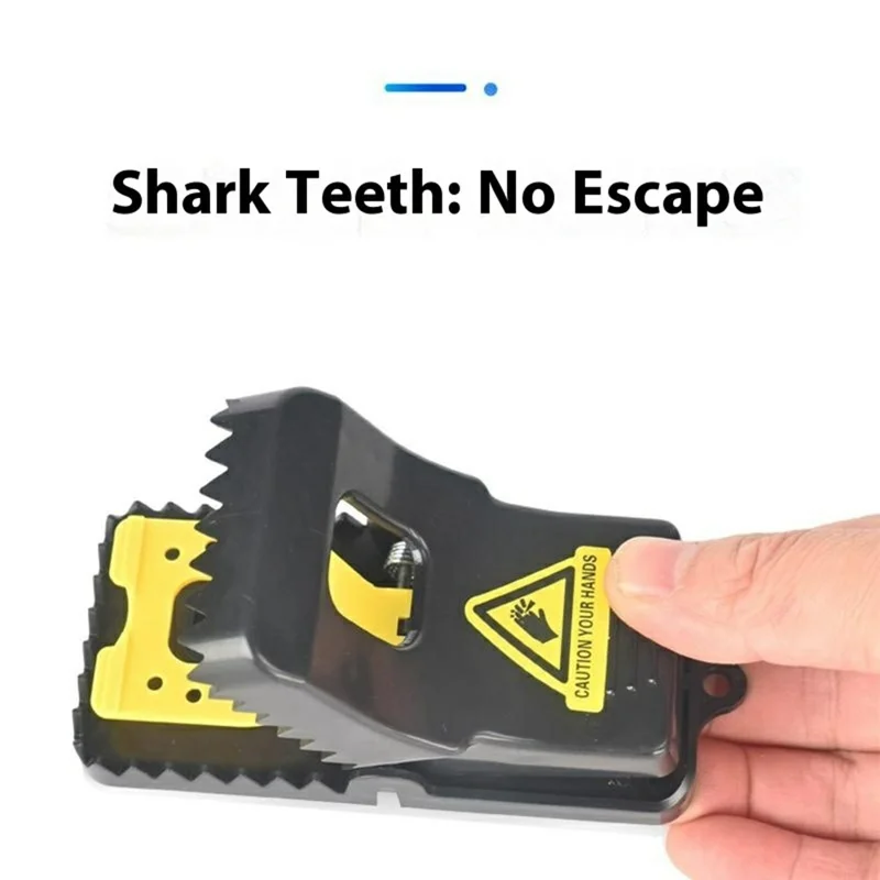 6Pcs / Set Snap Trap Mouse Catcher Plastic + Alloy Household Rodent Control Device