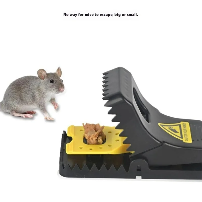 6Pcs / Set Snap Trap Mouse Catcher Plastic + Alloy Household Rodent Control Device