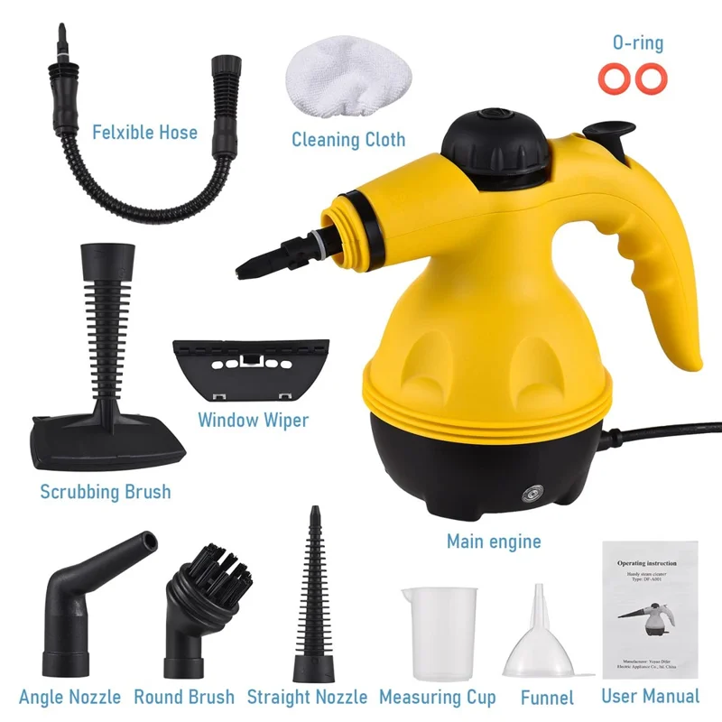 High Pressure Steam Cleaner Handheld Multi-Function Kitchen Home Appliance Portable Steamer for Cleaning