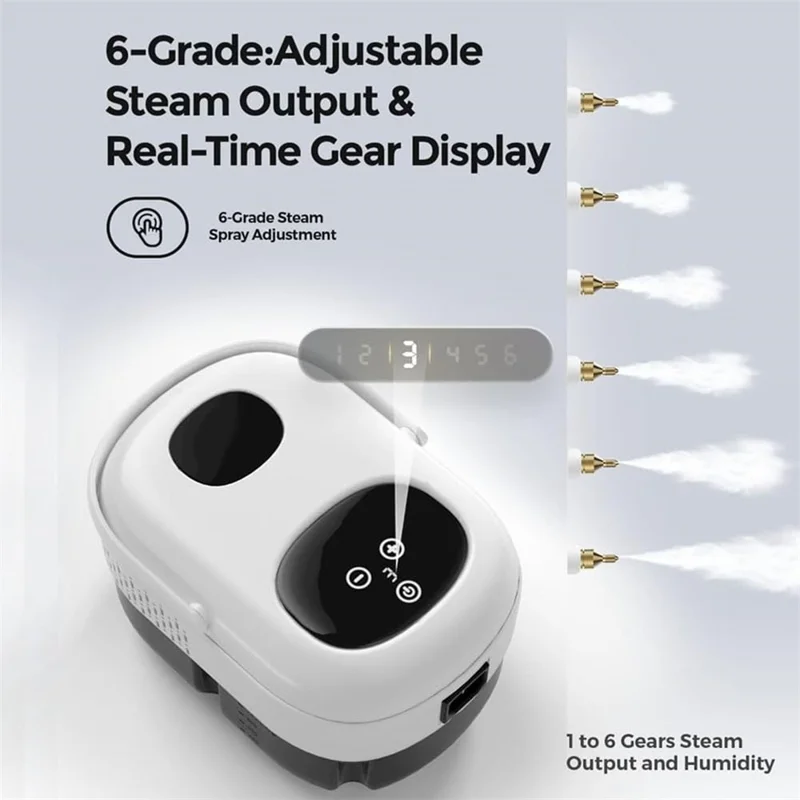 Multifunctionele Stoomreiniger met Hoge Druk en Hoge Temperatuur, Handbediende ontsmettingsmachine voor Thuisgebruik - EU-stekker