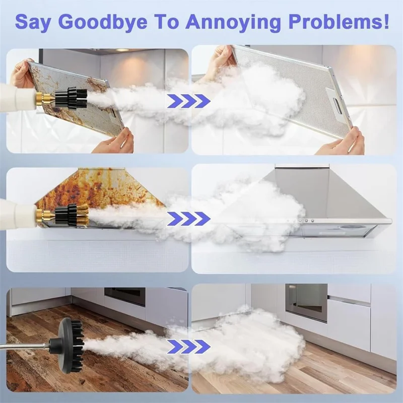 Multifunctionele Stoomreiniger met Hoge Druk en Hoge Temperatuur, Handbediende ontsmettingsmachine voor Thuisgebruik - EU-stekker