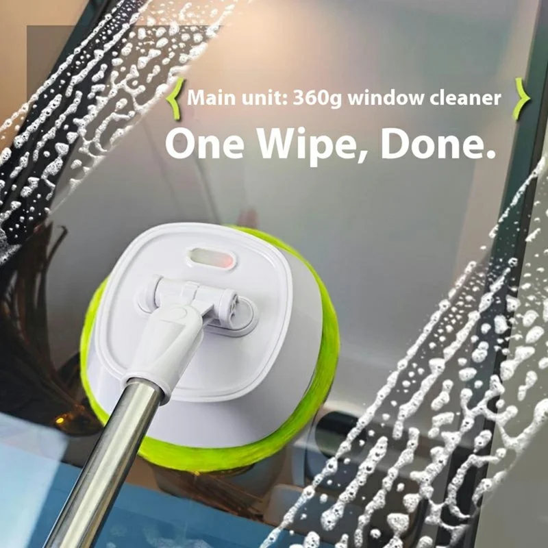 WV-881 Electric Window Cleaner Wireless Remote Control Mop Floor Cleaning Machine for Home - Green