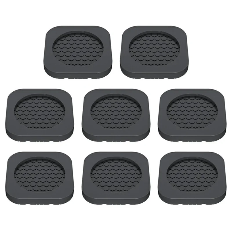 8 st tvättmaskinsfötter med antislir- och vibrationsdämpning för hushållsapparater möbelstabiliseringsunderlägg