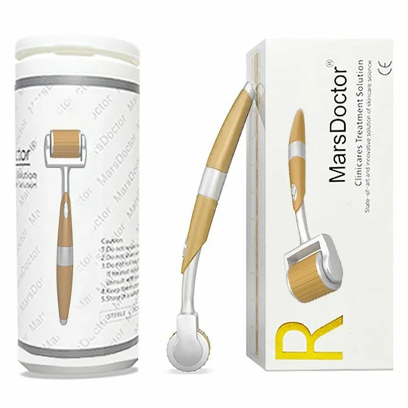 MDS192 Titanium Alloy Microneedle Derma Roller for Skin Rejuvenation Anti Aging Scar Treatment - 0.2mm