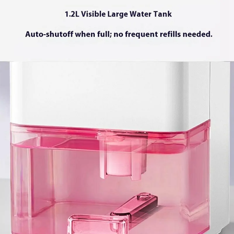 0818-1 1200ml Water Tank Semiconductor Dehumidifier for Home Silent Smart Moisture Remover - UK Plug