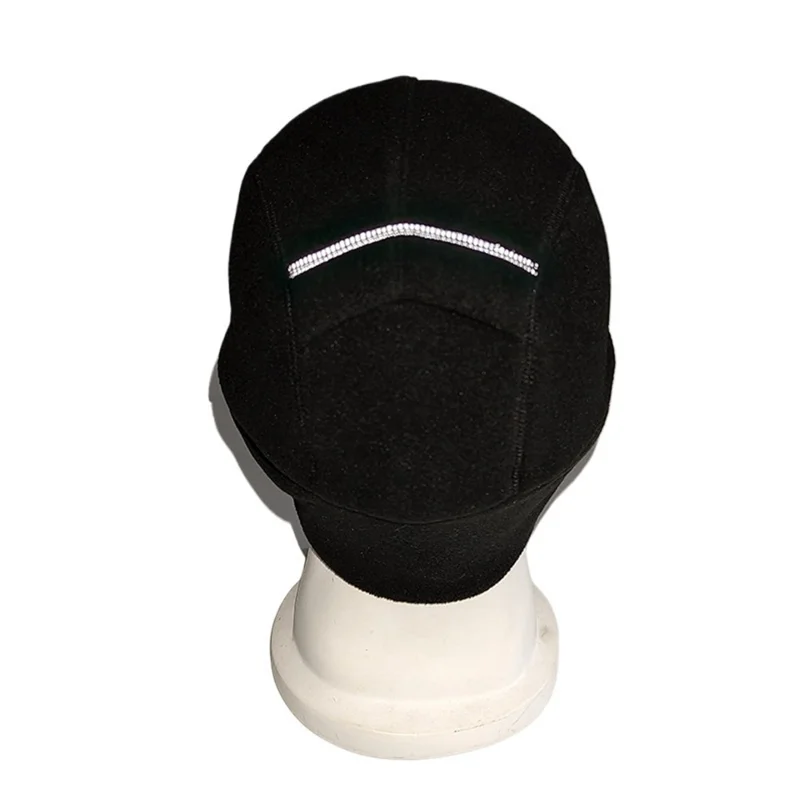 Outdoor Sports Baseball Cap with Ponytail Hole for Women Reflective Pull Down Ear Flaps Winter Headwear - M