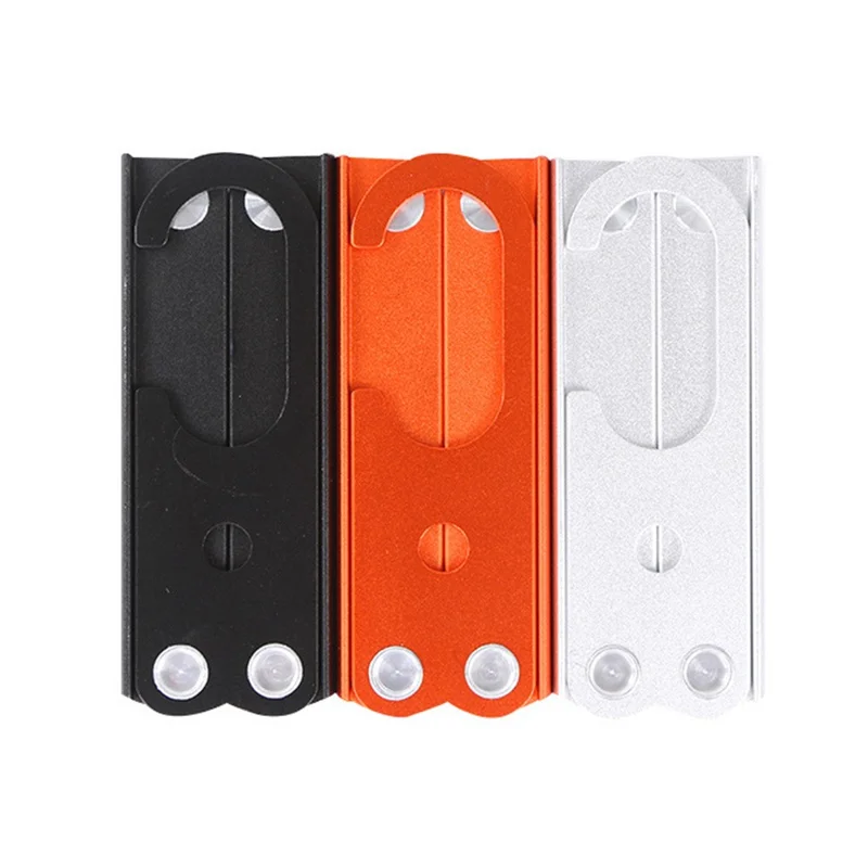 Ultralekki aluminiowy składany wieszak na bieliznę do kempingu, podróży, przenośny magiczny wieszak - srebrny