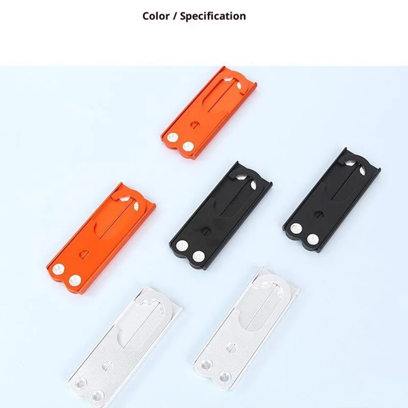 Ultralekki aluminiowy składany wieszak na bieliznę do kempingu, podróży, przenośny magiczny wieszak - srebrny