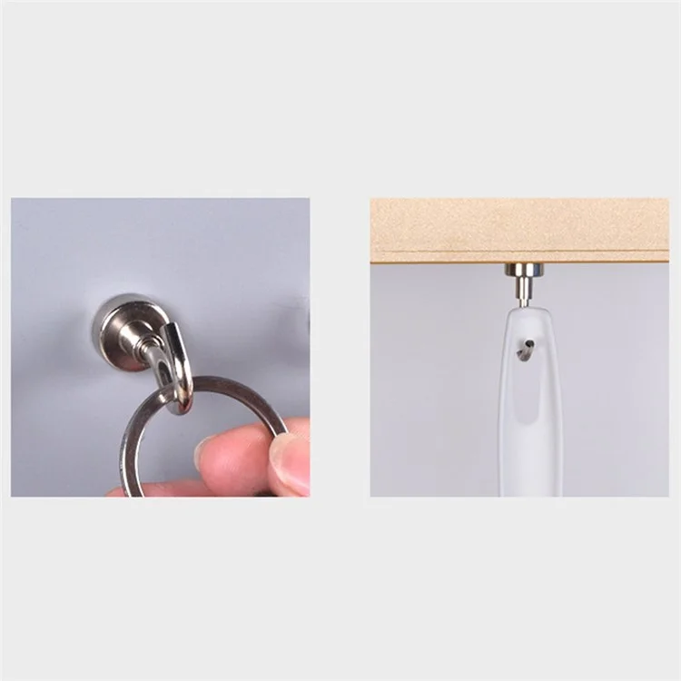 No Drilling Magnetic Hooks Hard Magnetic Hangers for Home Kitchen, Refrigerator, Office