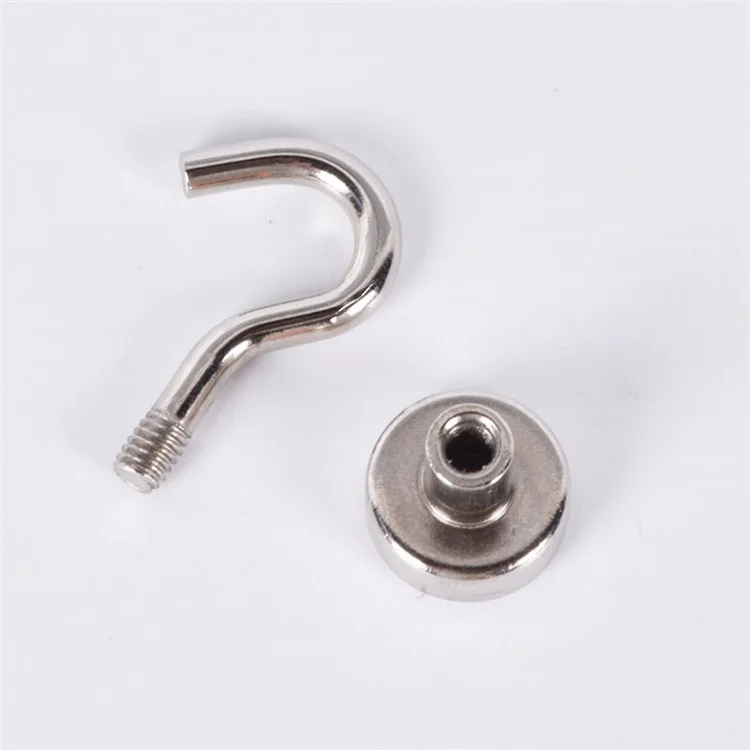 No Drilling Magnetic Hooks Hard Magnetic Hangers for Home Kitchen, Refrigerator, Office