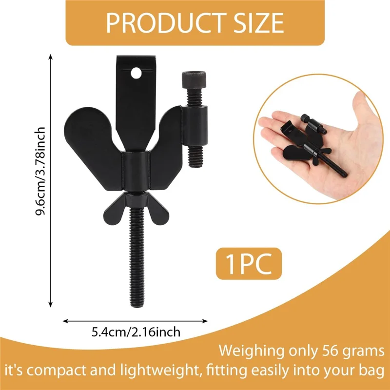 Adjustable Door Stopper for Hotel Rental Security Manganese Steel Safety Lock Door Wedge