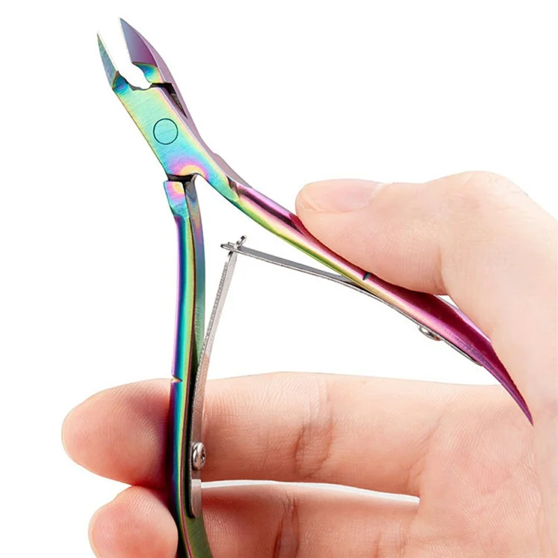 Ferramenta Profissional de Cuidados com Unhas Cortador de Cutículas / Cortador de Unhas / Ferramenta para Unha Encravada - Prata