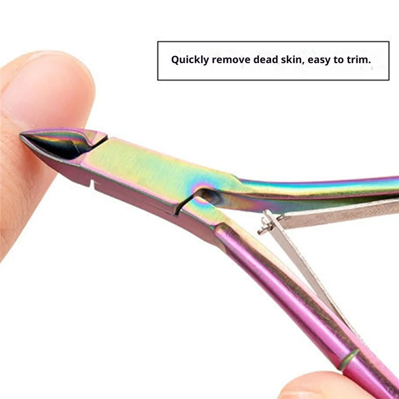 Ferramenta Profissional de Cuidados com Unhas Cortador de Cutículas / Cortador de Unhas / Ferramenta para Unha Encravada - Prata