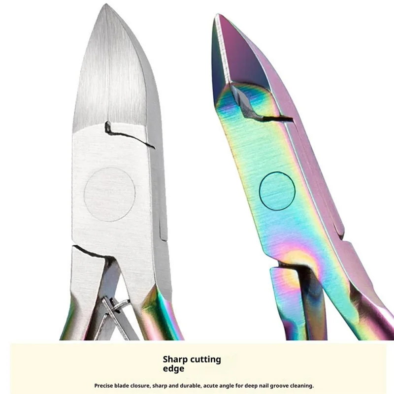 Ferramenta Profissional de Cuidados com Unhas Cortador de Cutículas / Cortador de Unhas / Ferramenta para Unha Encravada - Prata