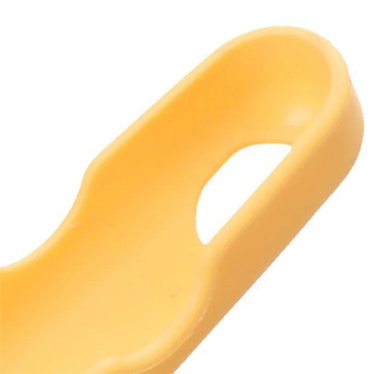Double-Sided Cleaning Brush Sponge+Scraper Easy Scrubbing for Bathroom Mirrors, Glass Doors and Windows, Sinks - Yellow