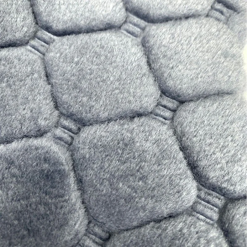 Ромбовидная текстура USB с подогревом, моющаяся плюшевая крышка для унитаза, 5 уровней быстрого нагрева с таймером - серый