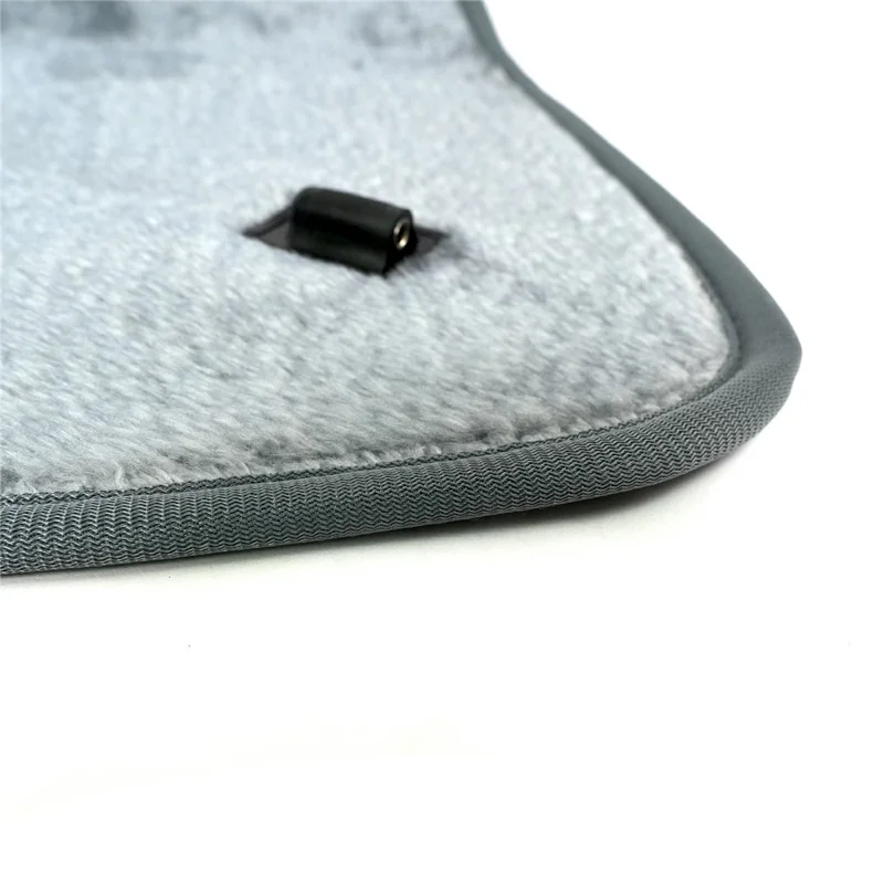 Coperta elettrica riscaldata da 160 x 80 cm con USB, 5 impostazioni di temperatura, coperta riscaldante morbida e pelosa con timer - Grigio