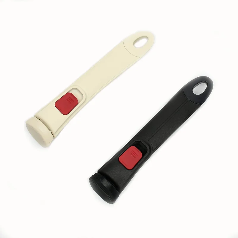 Universal Silicone Anti Scald Clip One Click Operation Bowl Holder Clip Portable Versatile for Pots, Plates - White