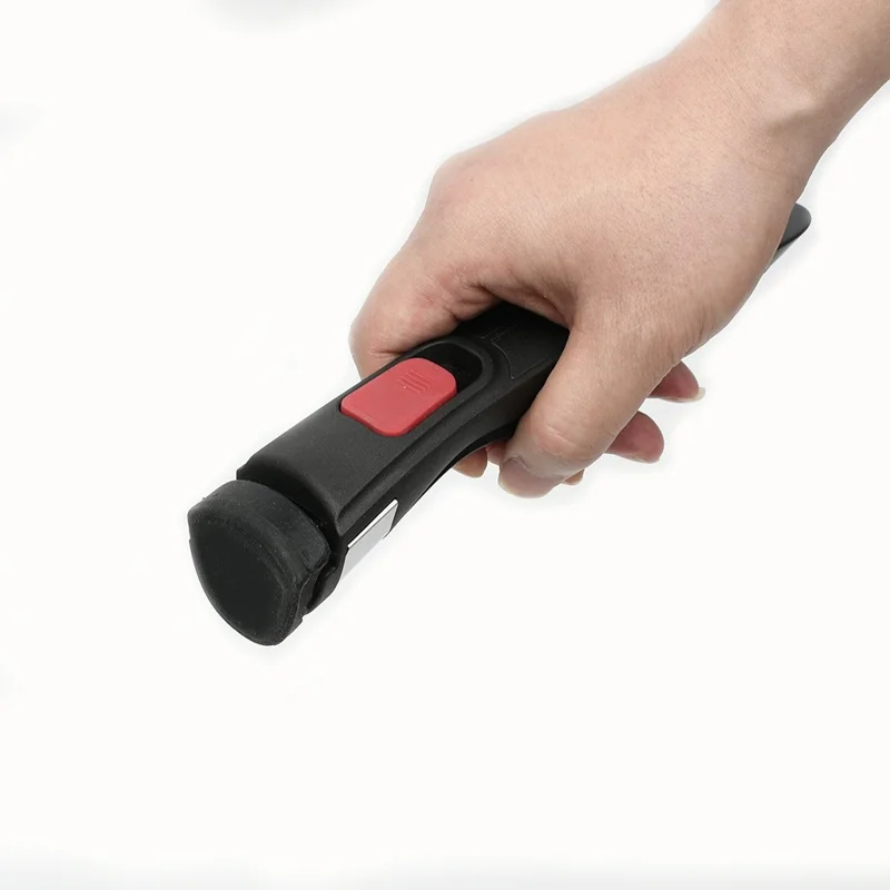 Universal Silicone Anti Scald Clip One Click Operation Bowl Holder Clip Portable Versatile for Pots, Plates - Black