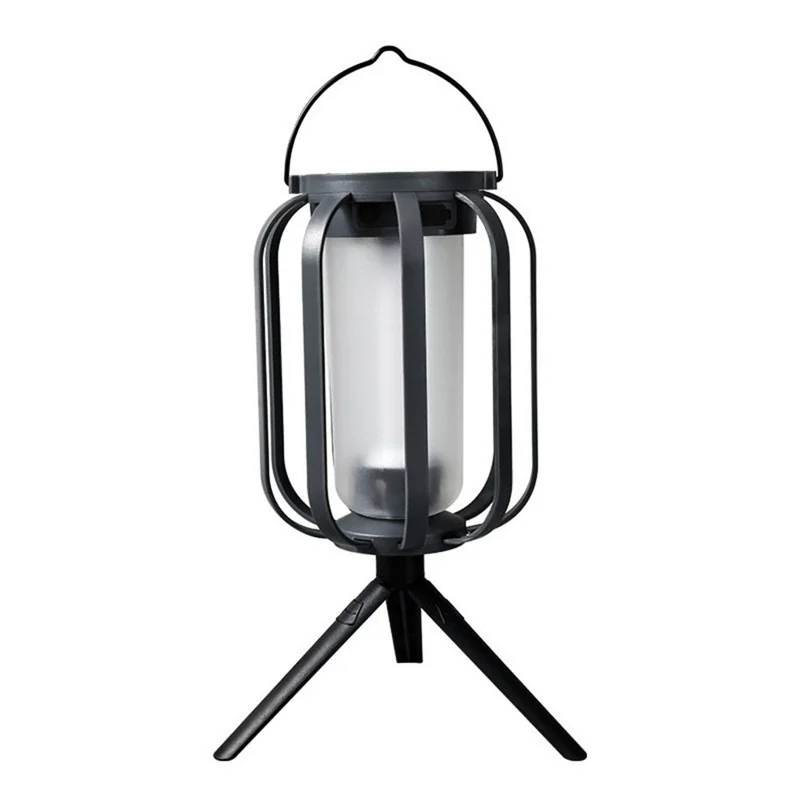Fiamma Design Luce Solare con Supporto, 4 Modalità di Illuminazione Impermeabile IP65 Lampada Appesa per Giardino / Campeggio / Patio