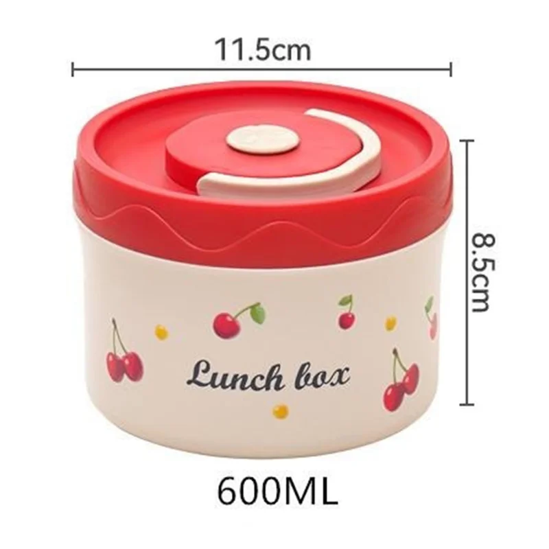 316 Stainless Steel Lunch Box Set with 2Pcs 600ML + Insulated Bag Microwave Safe Leak Proof for Students  /  Office Workers (No FDA)