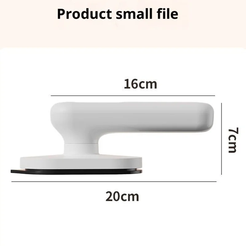 Tragbarer kabelloser Mini-Dampfbügeleisen für Reisen und Zuhause - Leistungsstarker Faltenentferner