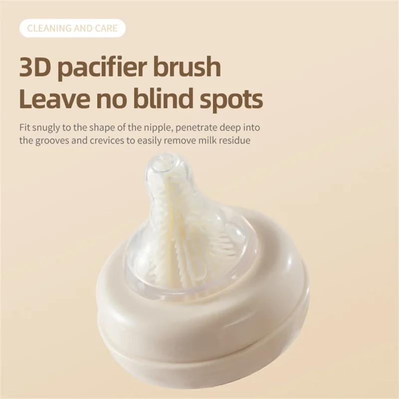 Electric Bottle Brush Whisk Cleaner Multi-Function Cream Beater for Baby Bottles / Thermos / Whipping Cream - Black