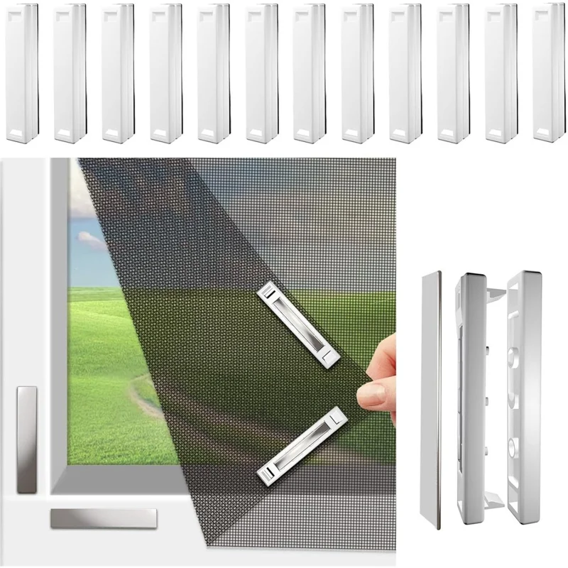 130 x 150cm Breathable Magnetic Window Mesh Screen Trimmable Insect Protection Net