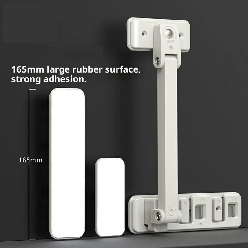 Blocco finestra autoadesivo senza trapano Regolazione della distanza di sicurezza a 3 livelli Fermo finestra a vasistas