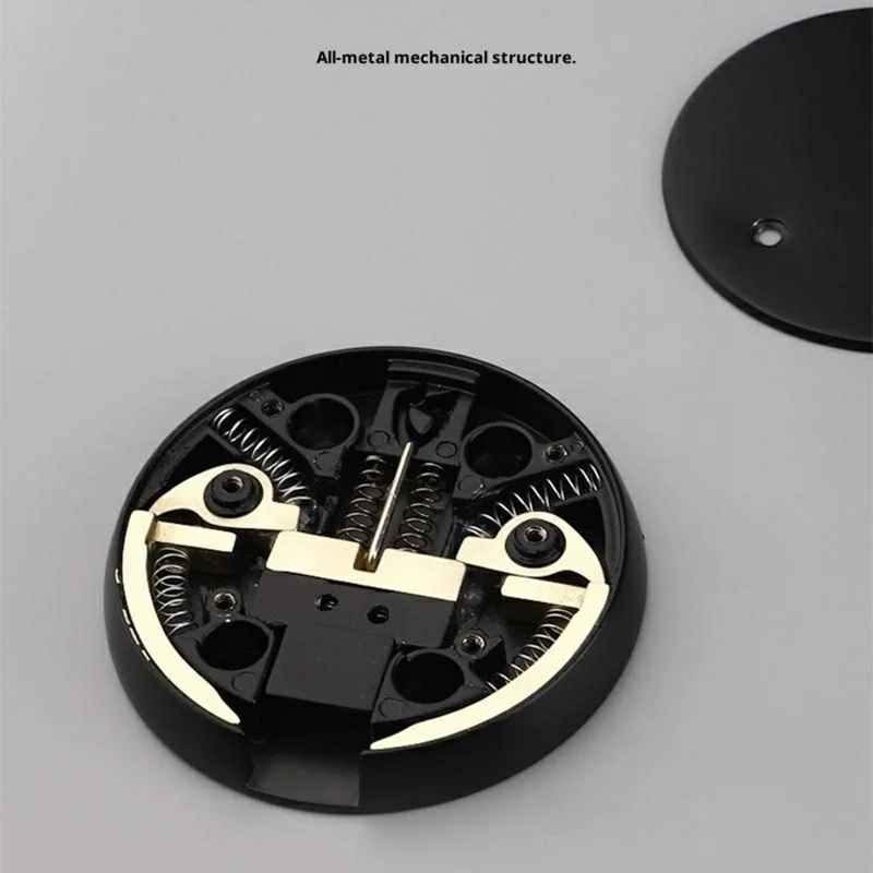 Arrêt de porte monté au sol invisible sans perçage résistant au vent mécanique pour chambre à coucher salle de bain - Noir