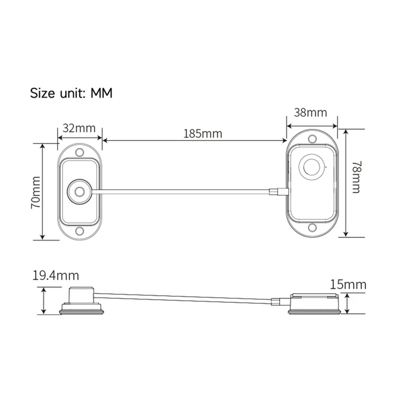 FQ25 Fingerprint Child Safety Lock Long Battery Life Smart Pet Protection Lock USB-C Fast Charge for Cabinets Drawers