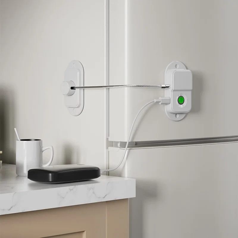 FQ25 Fingerprint Child Safety Lock Long Battery Life Smart Pet Protection Lock USB-C Fast Charge for Cabinets Drawers