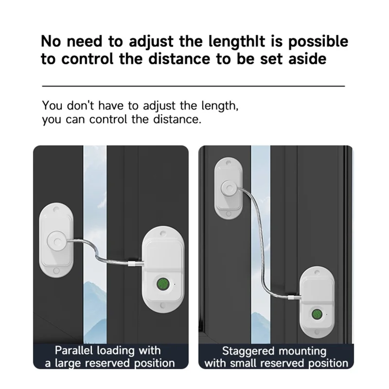 FQ25 Fingerprint Child Safety Lock Long Battery Life Smart Pet Protection Lock USB-C Fast Charge for Cabinets Drawers